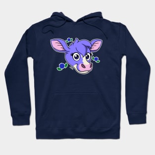 Bailey the Blueberry Cow - Original, Head (Part 1) Hoodie